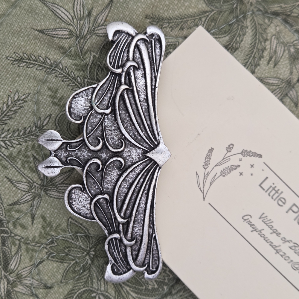 Source Unknown Silver Butterfly Hair Clip